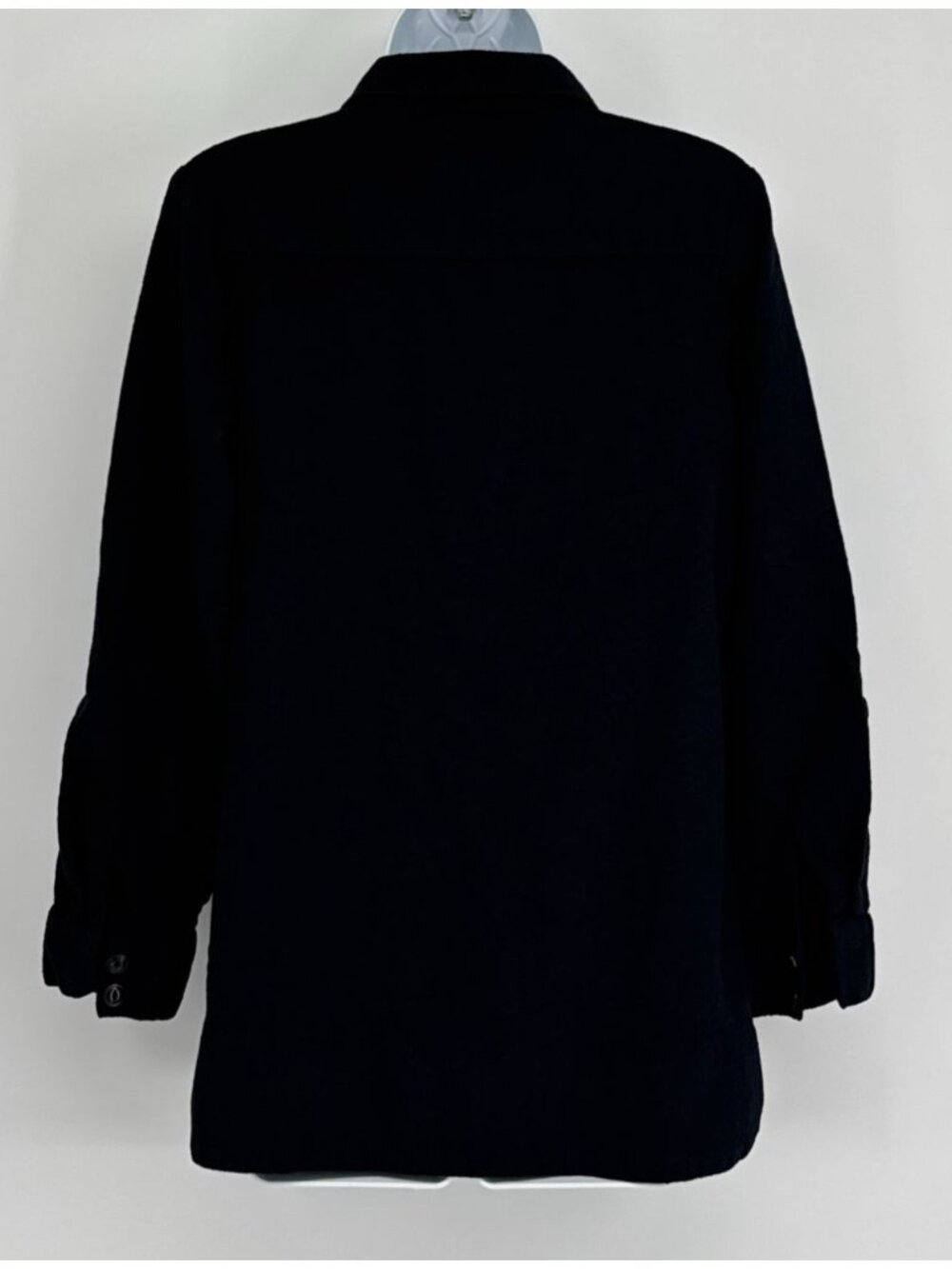 Pendleton Women M Black Wool Blend Shacket Long Sleeve Gorp Granola - Picture 2 of 7